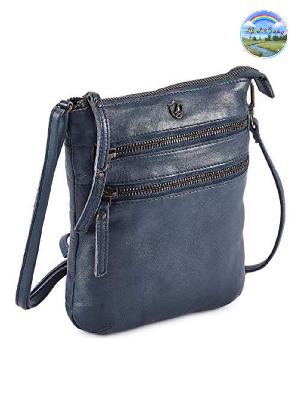 Genuine Leather Small Crossbody Bag Travel Purse Sling Shoulder Bag